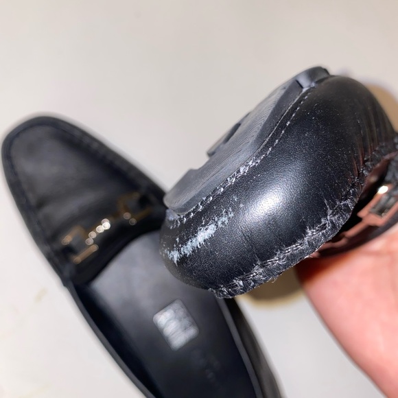 Gucci Black Leather Driver Loafer Moccasins - Picture 6 of 7